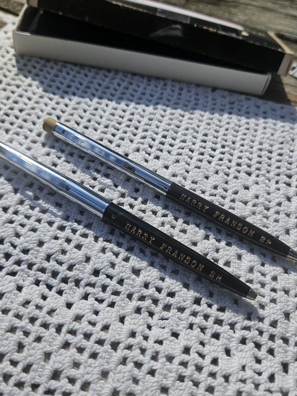 Harry Franson Black & Silver Makeup Pencils - Taupe Shade